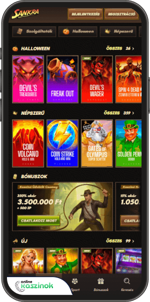 sankra casino előcsarnok