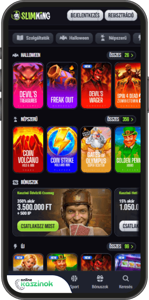 slimking casino előcsarnok