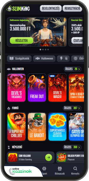 slimking casino online nyerőgépek
