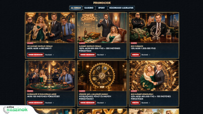 towercasino bónuszok