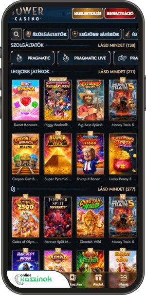 towercasino előcsarnok